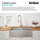 preview thumbnail 17 of 24, KRAUS Standart PRO Stainless Steel 36 in 2-Bowl Farmhouse Kitchen Sink