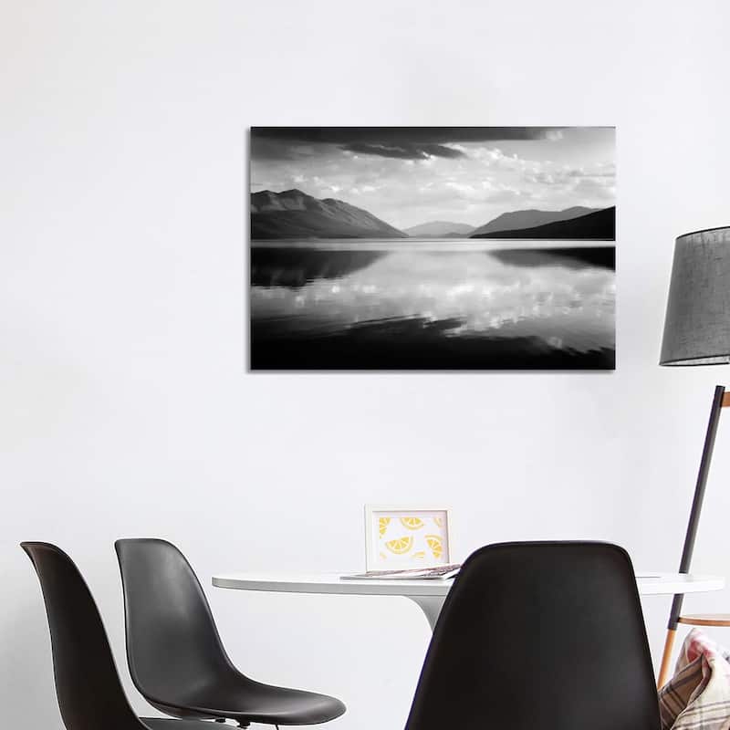 iCanvas "Evening, McDonald Lake, Glacier National Park" by Ansel Adams Canvas Print - 26x40x1.5