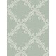 preview thumbnail 4 of 5, Seabrook Designs Kiran Scroll Frame Non-Woven Unpasted Wallpaper 27 in. W x 27 ft. L - Metallic Seafoam