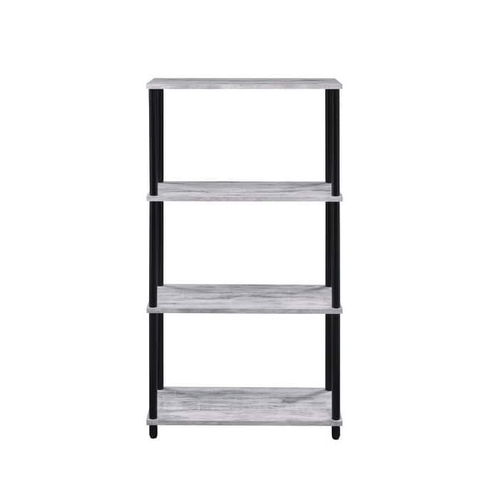Industrial 3-Tier Metal Frame Bookshelf