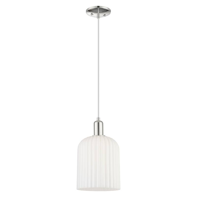 Innovations Lighting 716-1P-G559-8GWH Bridal Veil 8" Wide Cord Hung