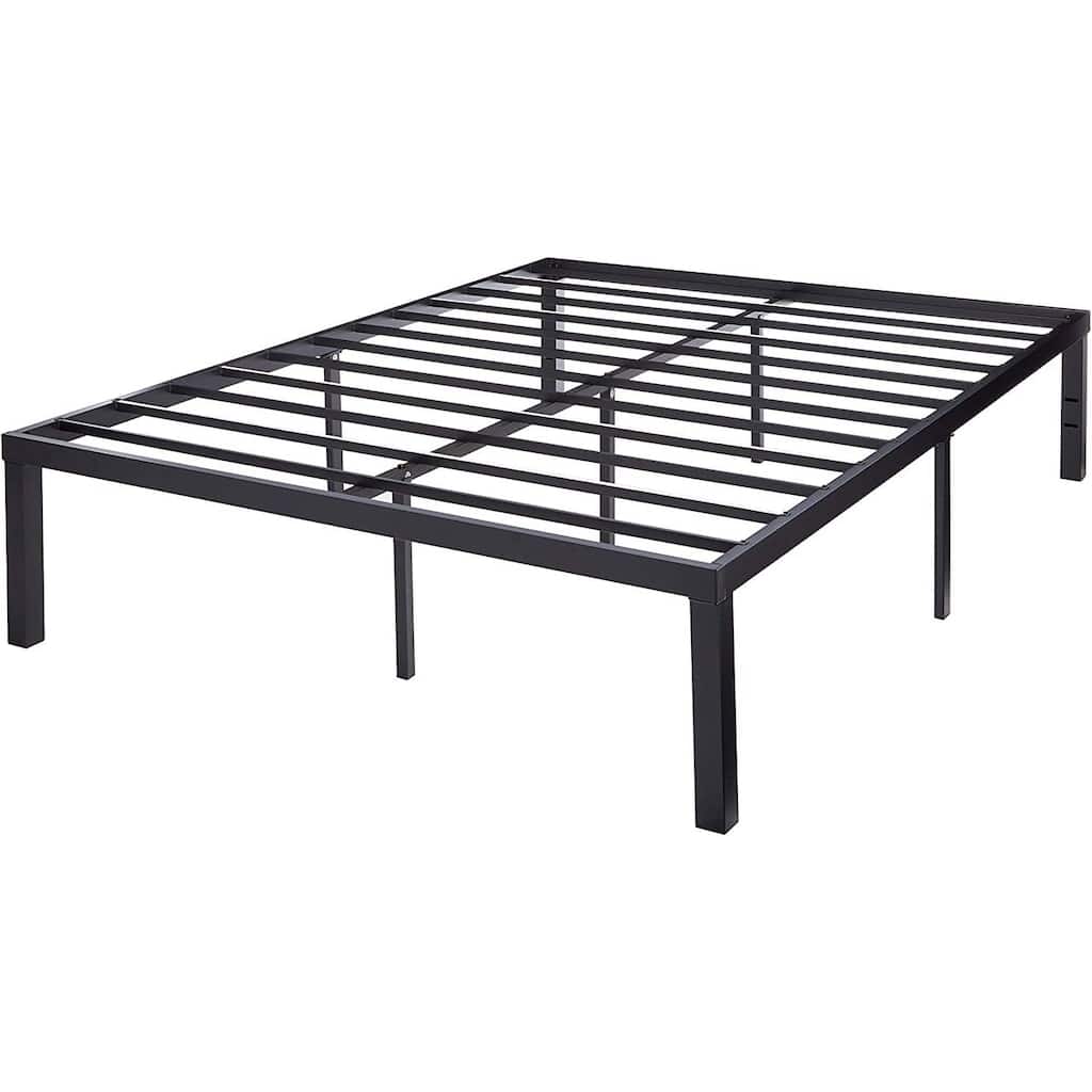 Modern Heavy Steel Metal Platform Bed Frame