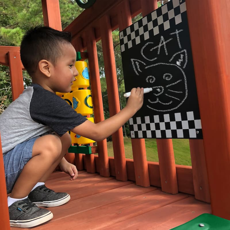 Gorilla Playsets Metal Chalkboard - Black