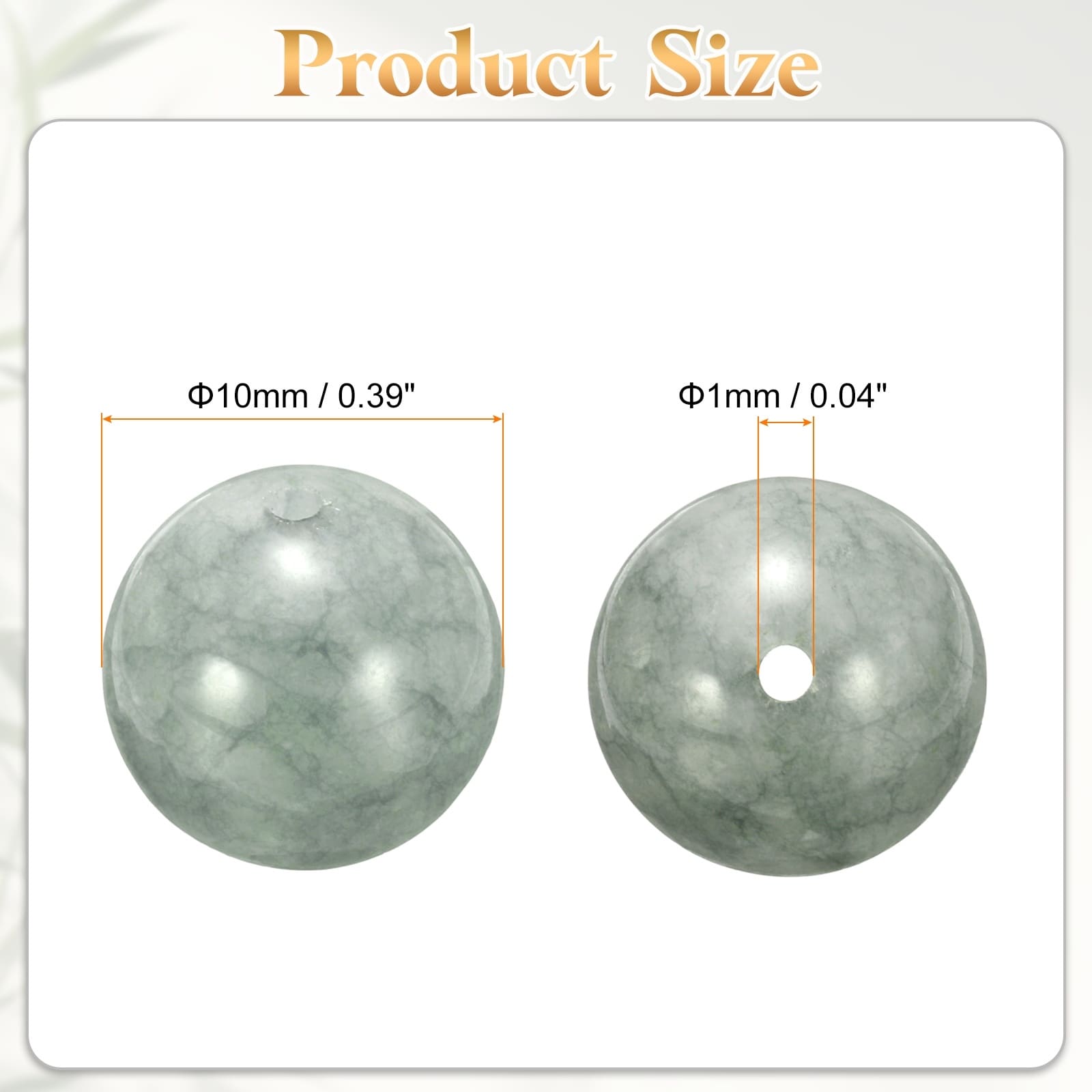Natural Stone Beads Round Loose Bead