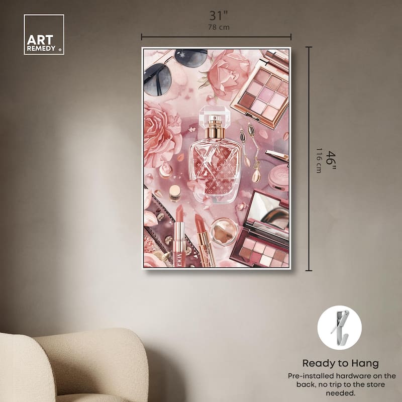 Glam Sparkle Lay Out II Canvas by Art Remedy