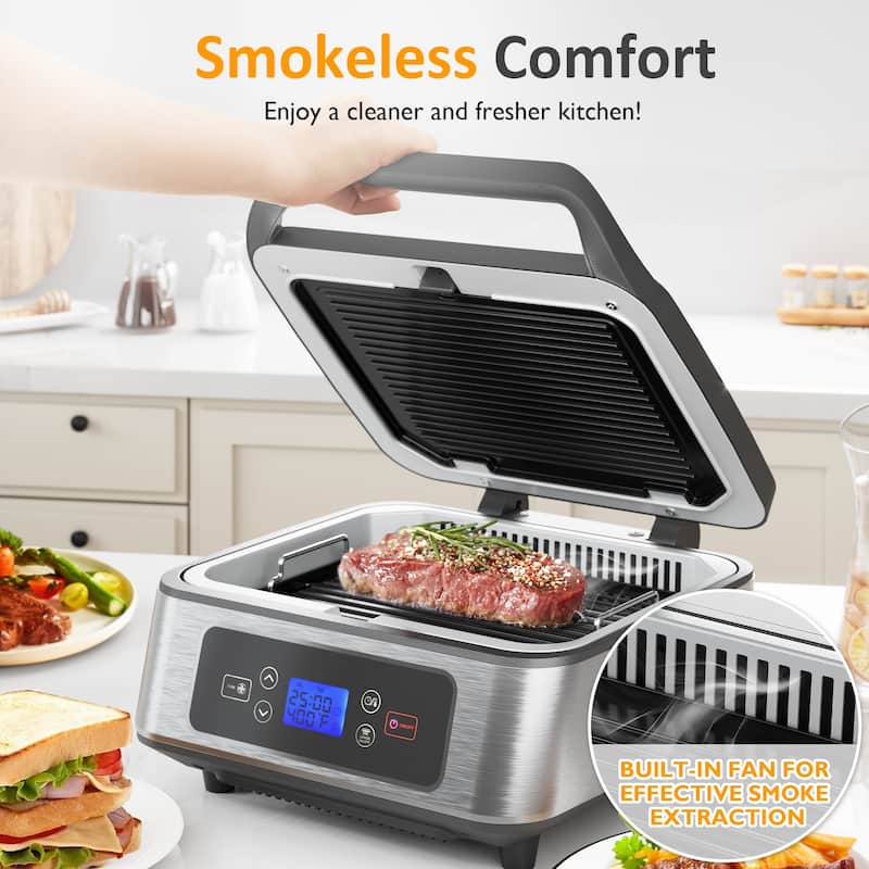 1300W Smokeless Indoor Grill