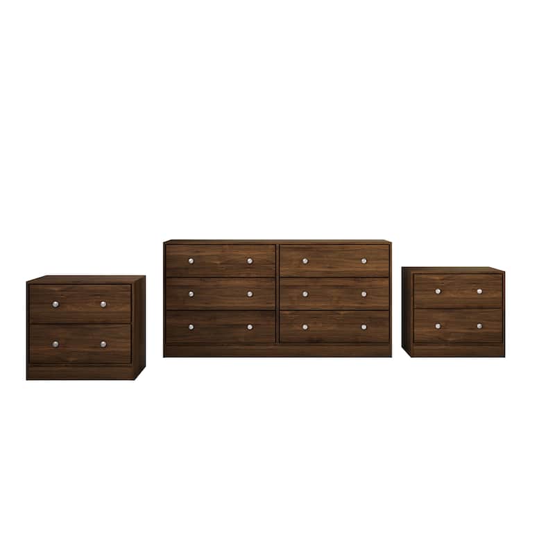 Clayfell Altoona Dresser with 2 Nightstands