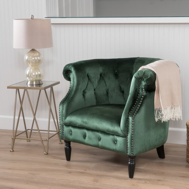 Emerald Padded Chair Club Chair Dressing Chair Fabric Chair Arm Chair Corner Chair Living Room Reception Chair
