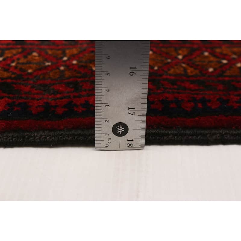 Teimani Red Rug 4'2" x 6'7" - 4'2 x 6'7
