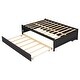 preview thumbnail 9 of 11, Espresso 3-Pieces Kids Bedroom Sets,1 Nightstand,Storage Box, Full Size