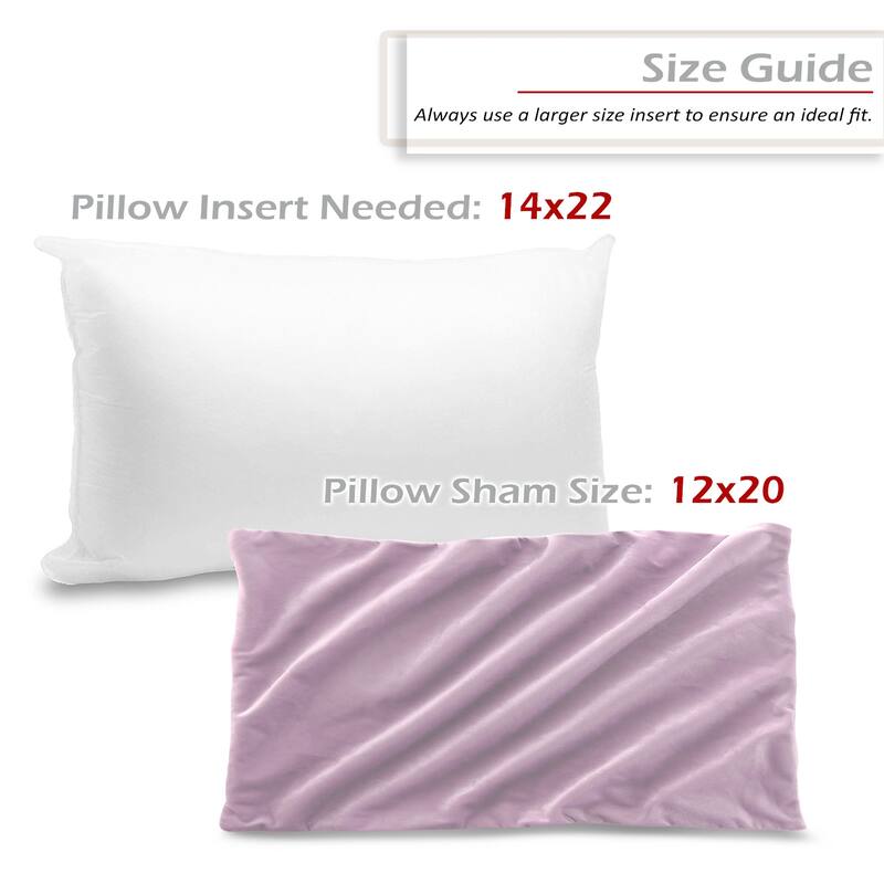 Nestl Solid Microfiber Soft Velvet Throw Pillow Cover (Set of 4)
