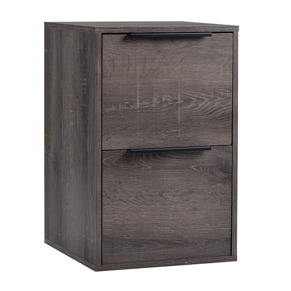 Shop Mdf Vertical Filing Cabinet With 2 Drawers Overstock 31990077