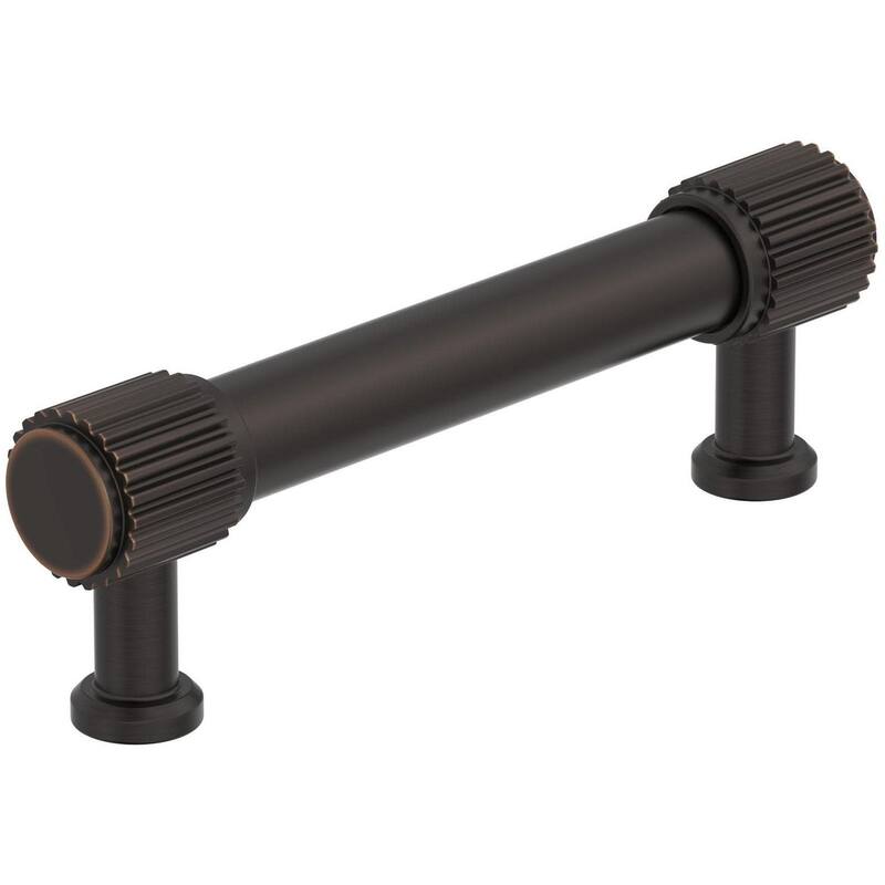 Amerock BP37803 Farewind 3-3/4" Center to Center Fluted Bar Cabinet - Oil Rubbed Bronze