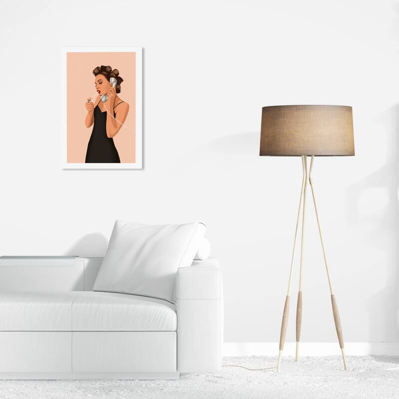 Wynwood Studio Canvas Fashion and Glam A Morning Light Orange and Peach Glam Wall Art Canvas Print - 24 x 16