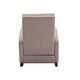 preview thumbnail 10 of 16, Polyester Upholstered High Back Mid-Century Modern Tufted Nursery Rocking Chair with Side Pocket