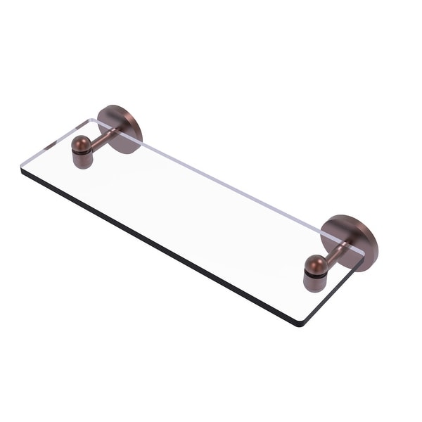 Allied Brass Tango Collection Glass Vanity Shelf with Beveled Edges