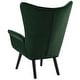 preview thumbnail 23 of 92, Upholstered Wingback Armchair Leisure Accent Chair, Single - 40.55" H x 28.34" W x 33.1" D