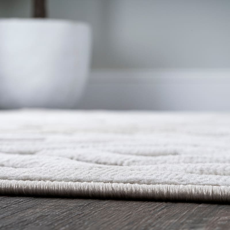 JONATHAN Y Ankara Neutral Diamond Trellis Indoor/Outdoor Area Rug