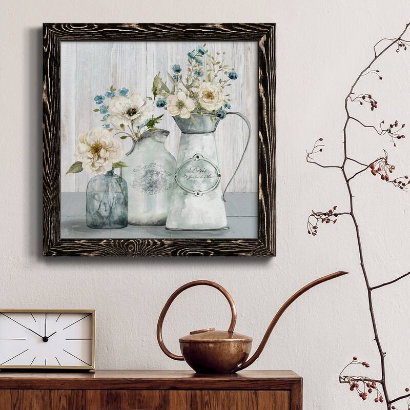 French Garden Flowers I-Premium Framed Canvas - Ready to Hang