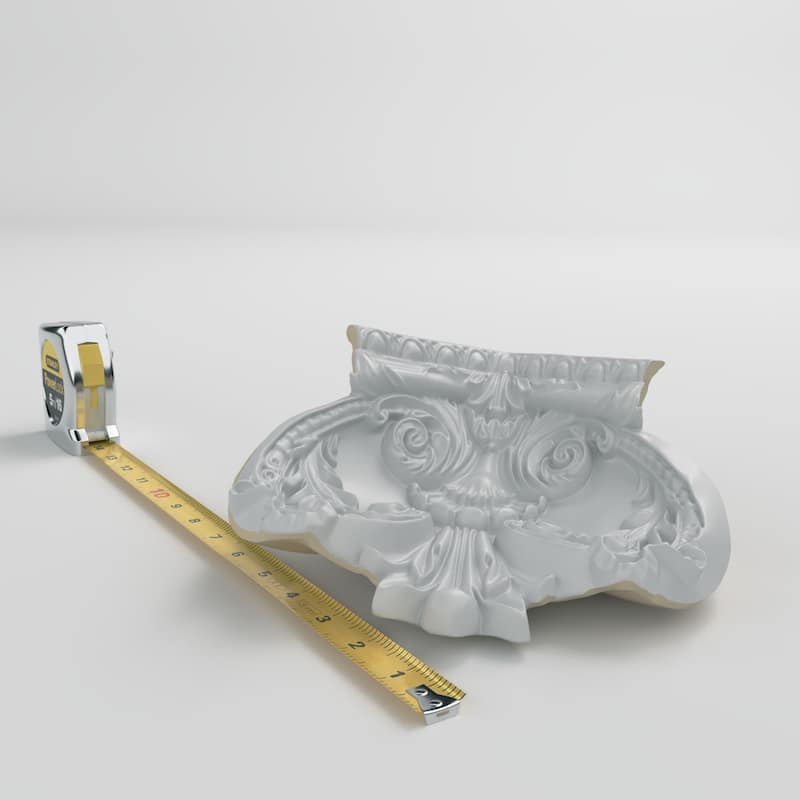 9"P x 7 1/2"H Inside Corner for Quinn Crown Moulding - 1-Pack