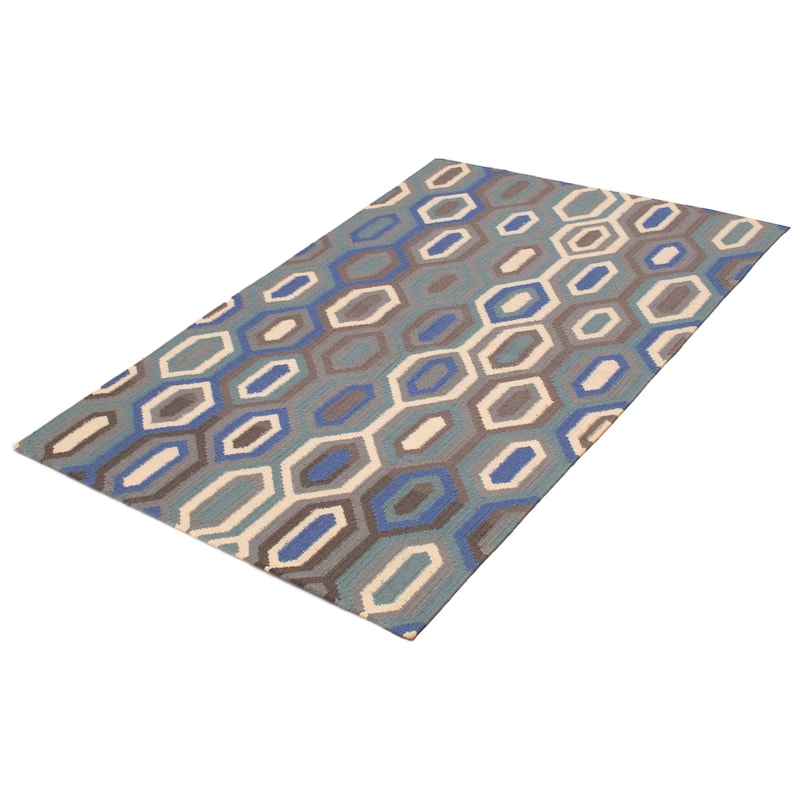 Ankara FW Grey Kilim 5'2" x 7'9" - 5'2 x 7'9