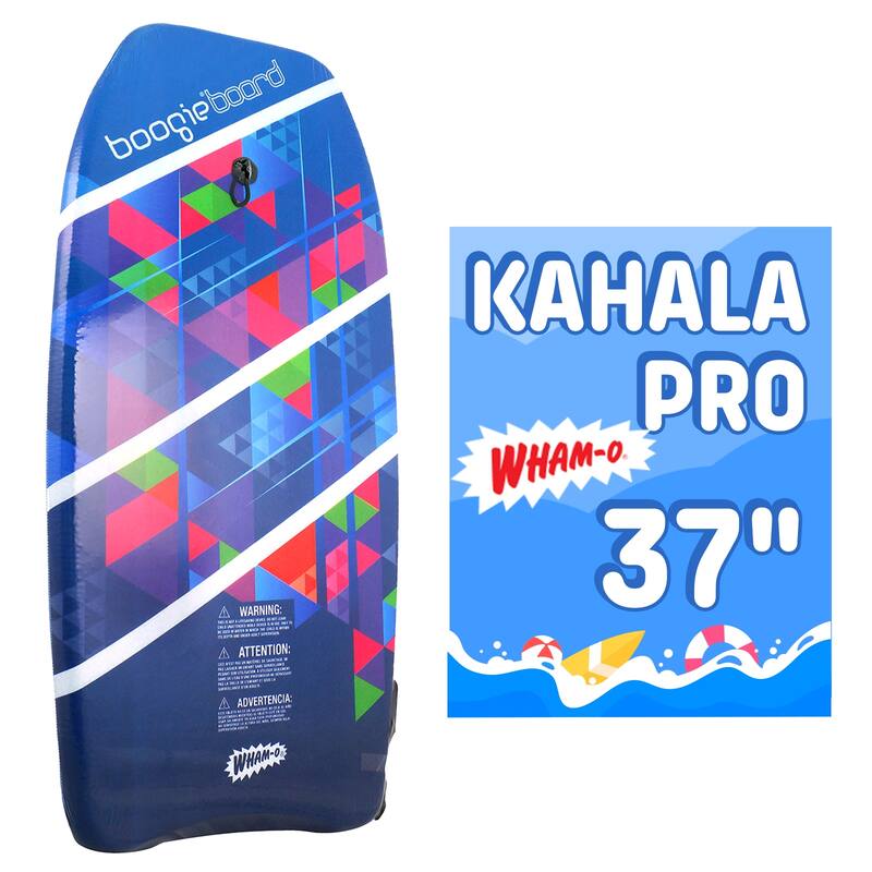 Wham-O 37" Bodyboard with EPS Core Wrist Leash Lightweight Boogie Boards Durable for Beach, Adults Kids All Wave Conditions