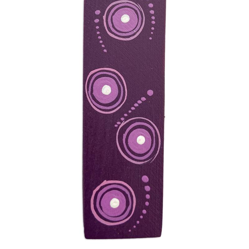Novica Handmade Reading Butterfly Wood Bookmark