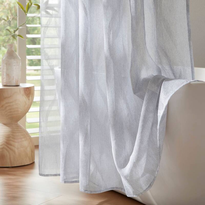 Madison Park Candice Sheer Shower Curtain
