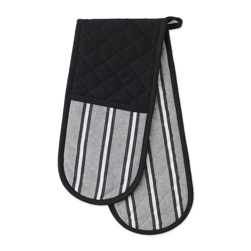 Chef Stripe Double Oven Mitt