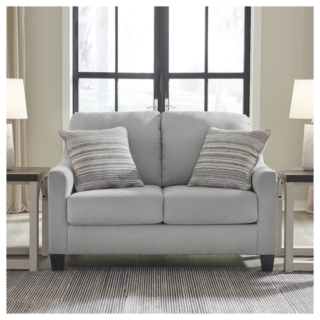 Signature Design by Ashley Adlai Gray Loveseat - 57"W x 39"D x 40"H