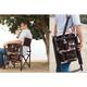 Picnic Time Folding Sports Chair with Side Table