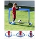 preview thumbnail 14 of 12, Set of 2 Folding Children's Soccer Goal Orange - 47.2"L x 35.4"W x 35.4”H