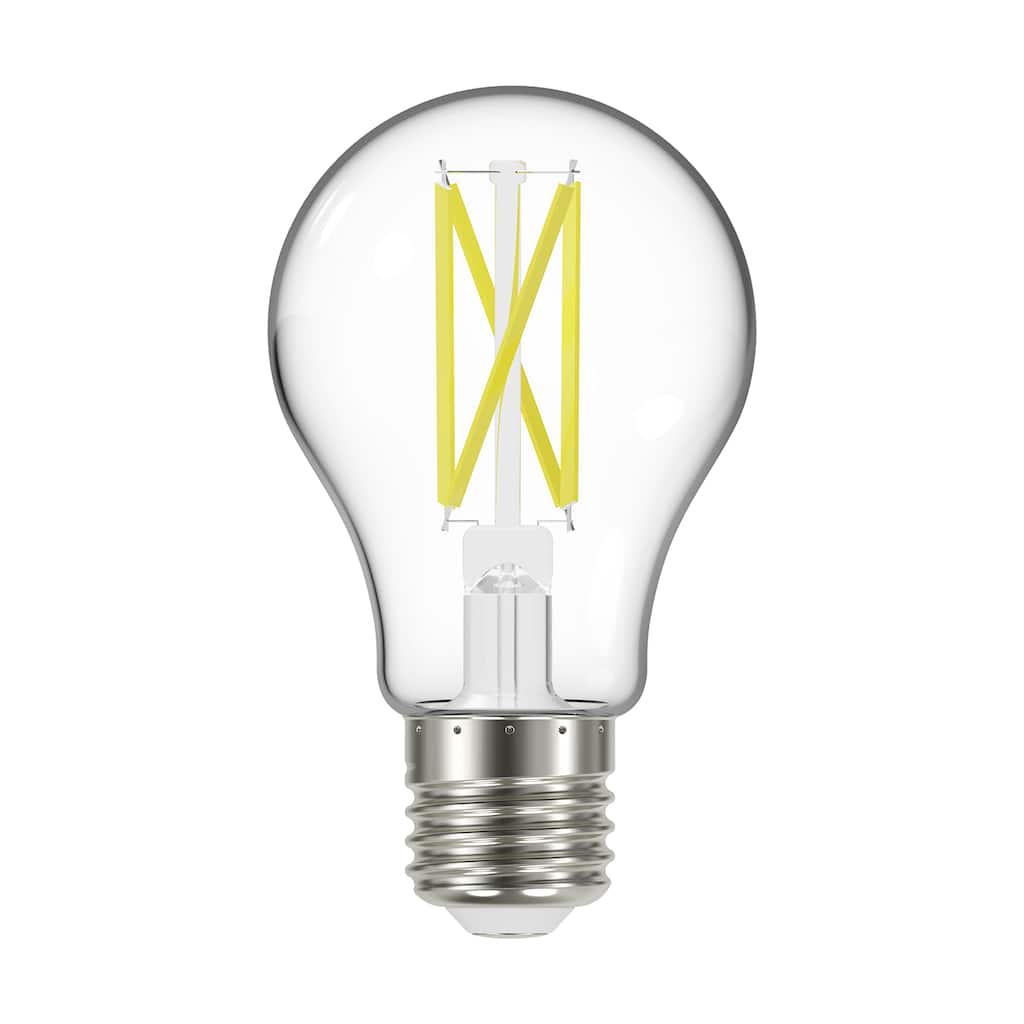 10.5 Watt A19 LED 75 Watt Replacement Clear Medium base 2700K 120 Volt 4-Pack