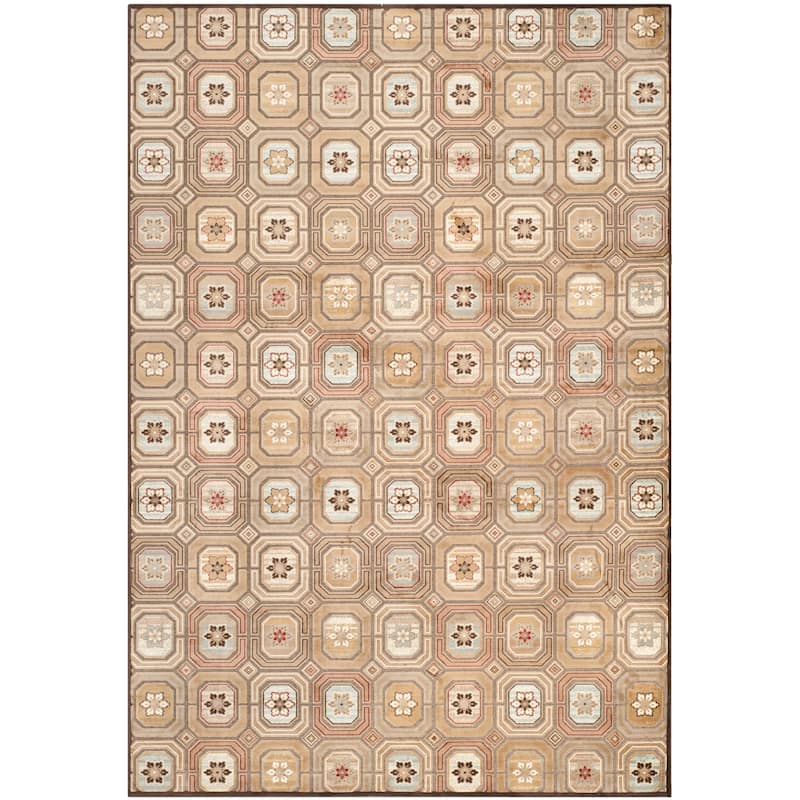 SAFAVIEH Paradise Arlena Modern Viscose Rug - 8' x 11'2" - Dark Brown/Multi
