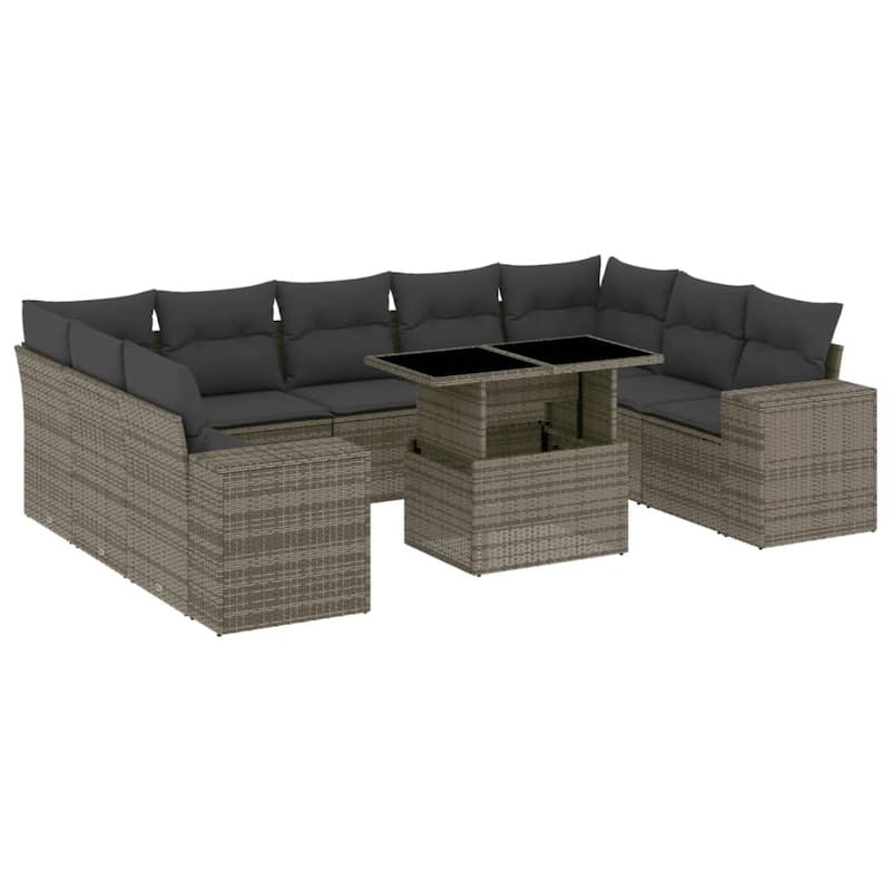 vidaXL Garden Sofa Set - 21.7 x 39.4 x 28.7