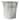 Autumn Alley Farmhouse Bathroom Trash Can Rustic Galvanized Trash Can Bucket with Wooden Handle for Rustic Bathroom 7 Liters