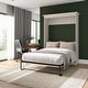preview thumbnail 2 of 21, Versatile 64W Full Murphy Bed by Bestar Linen White Oak