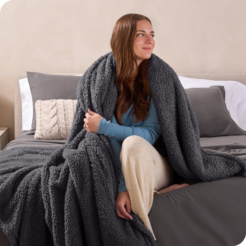 Faux Shearling Blanket
