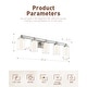 preview thumbnail 7 of 14, 5 Light Vanity Light, Bathroom Light, 30W 5CCT - 5-Light