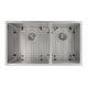 preview thumbnail 4 of 7, ZLINE Undermount Double Bowl Sink in Stainless Steel with Bottom Grid