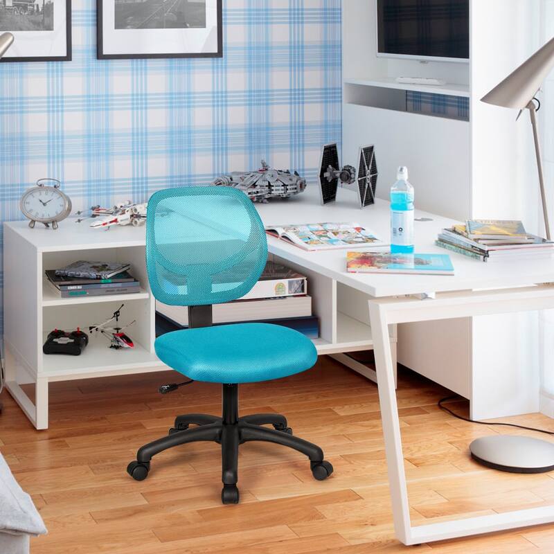 Costway Mesh Office Chair Low-Back Armless Computer Desk Chair