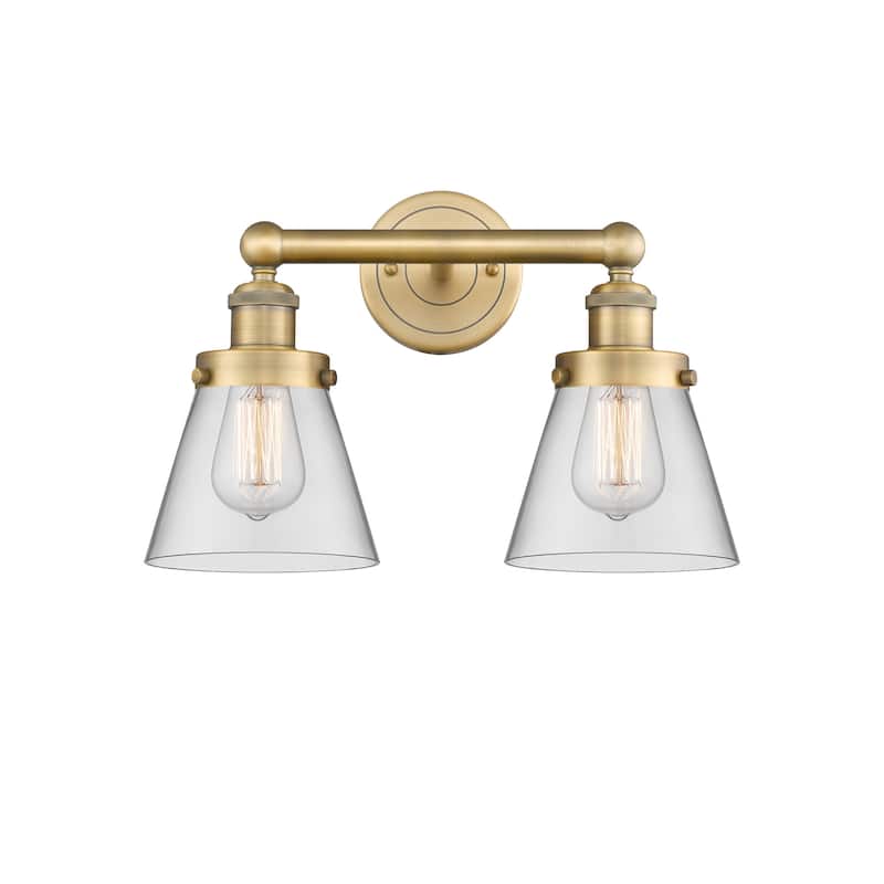 Innovations Lighting 616-2W-10-16 Cone Vanity Cone 2 Light 16" Wide
