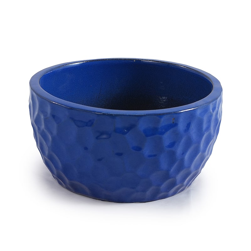 3 Pieces Ceramic Planter Pot, Modern Indoor Outdoor Flowerpot for Patio, Garden, or Windowsills