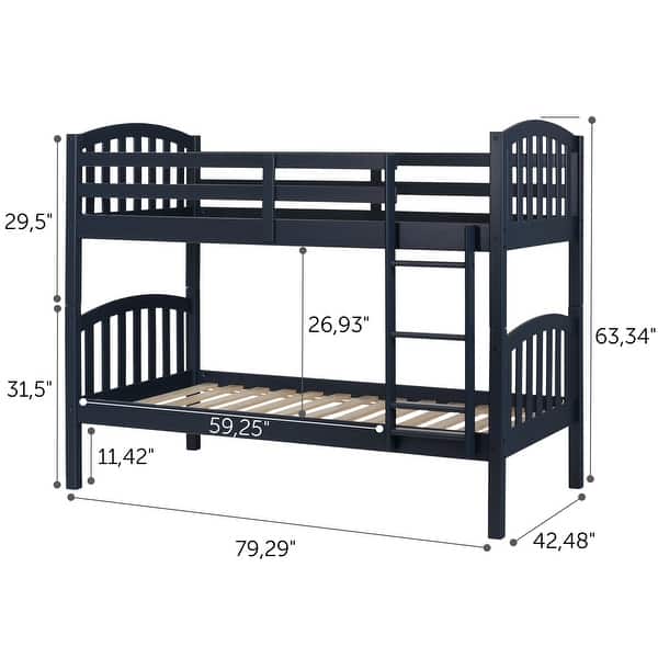 South Shore Summer Breeze Solid Wood Bunk Beds