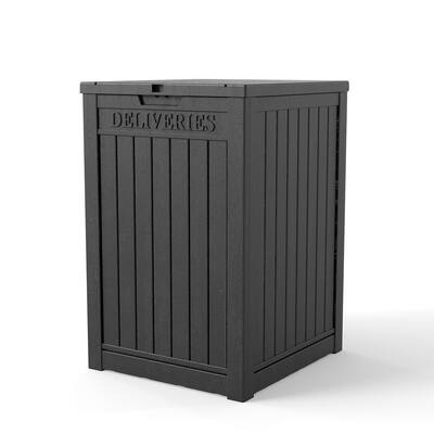 Outdoor Package Delivery Box 31 Gallon Resin Locking Security Storage Boxes