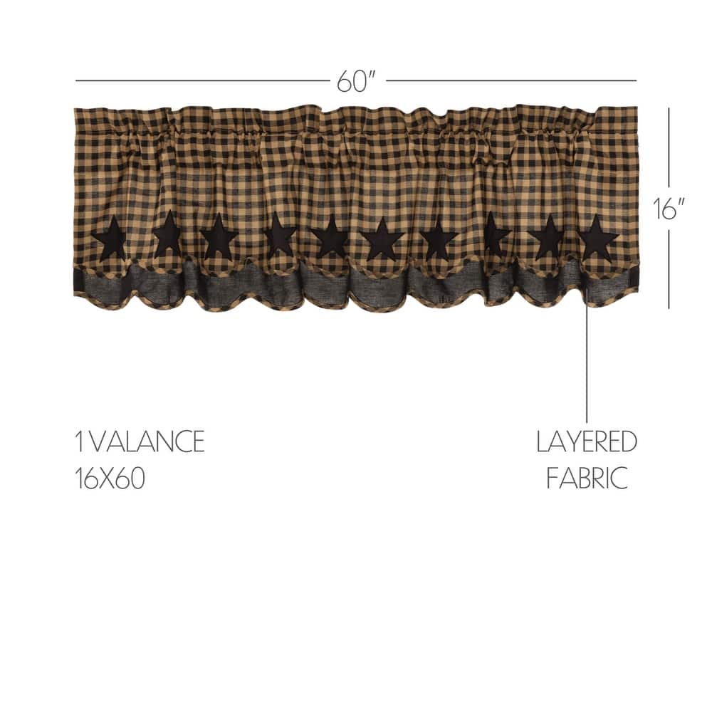 Sawyer Mill Ticking Stripe Short Prairie Panel Set - Prairie Panel 63x36