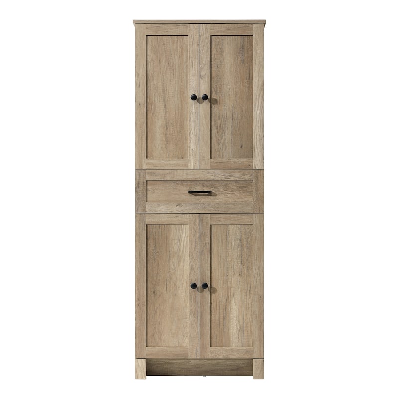 Fresco 24-28 Inch Bath Storage Cabinet - Natural Oak - 24"