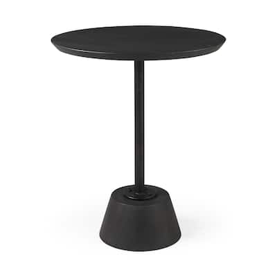 Pedestal Table with Detailing - 24" H x 20" W x 20" D