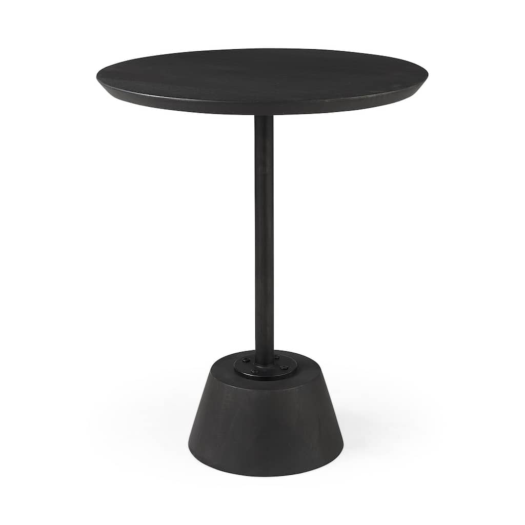 Pedestal Table with Detailing - 24" H x 20" W x 20" D