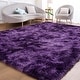 preview thumbnail 31 of 130, Modern Indoor Area Rug Tie-Dyed Carpet for Living Room Bedroom Nursery 5'x8' - Tie-dye grape purple - Rectangle